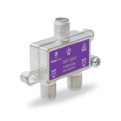 Repartidor de 2 salidas Signalflex REP204 para la caja PAU y la red interna de usuario TDT